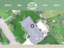 Tablet Screenshot of greatgoatslandscaping.com